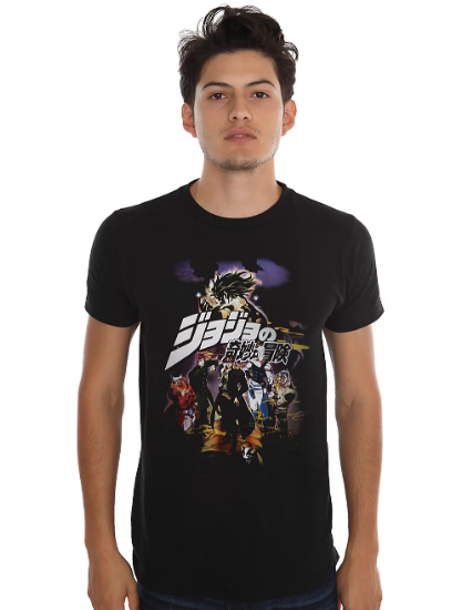 jojo's bizarre adventure t shirt